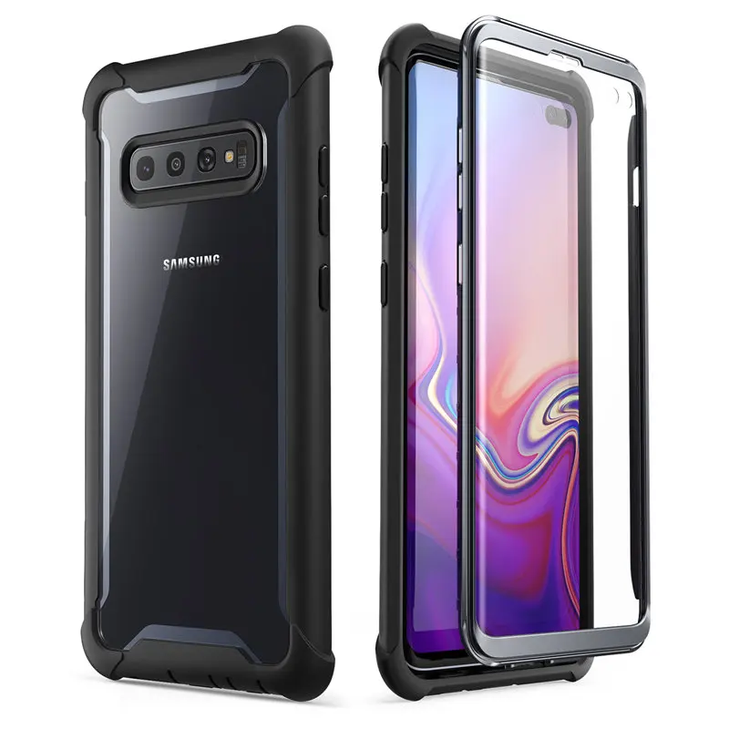 Защитный чехол для Samsung S10 Plus защитный со встроенным экраном 6 4 дюйма не совместим