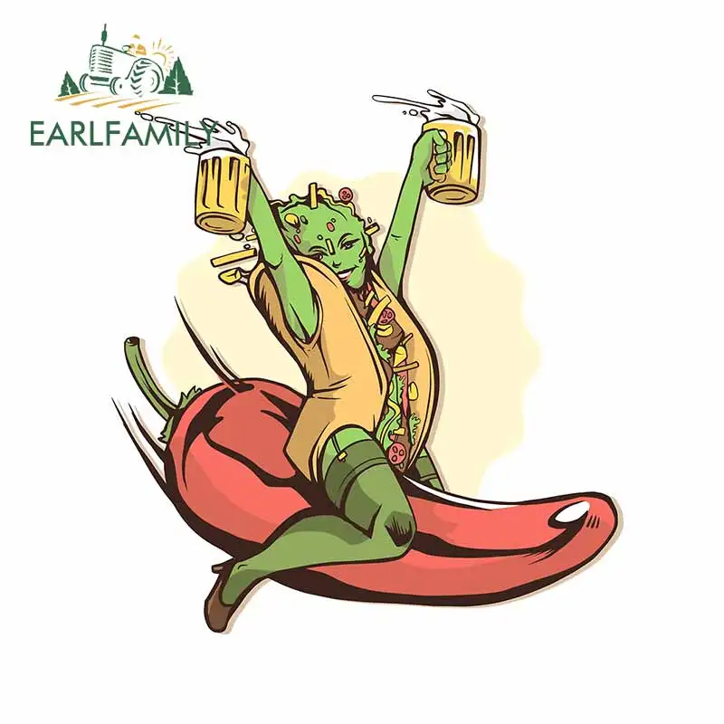 EARLFAMILY 13 см х 12 для пикантные Taco верховой езды чили перец разных расцветок: