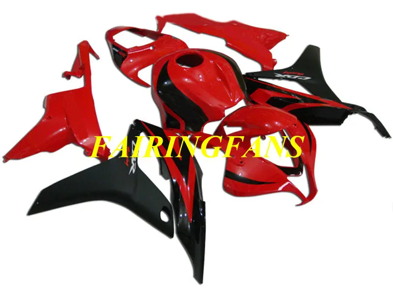 Инжекторный комплект для HONDA CBR600RR F5 07 08 CBR 600 RR 2007 2008 красно черные обтекатели +