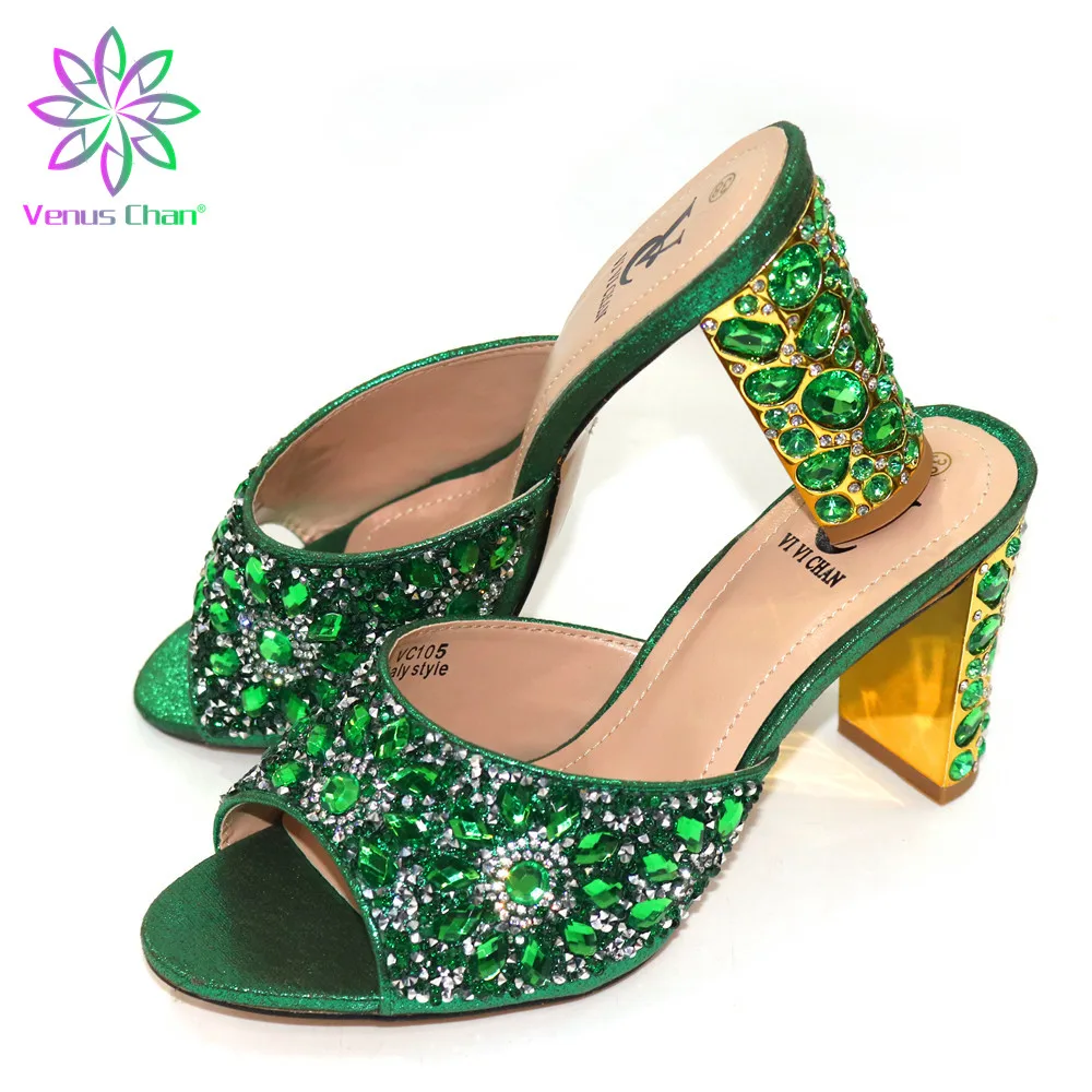 

The latest design of high-quality party Italian designer with ladies single shoes, Italian ladies African wedding shoes