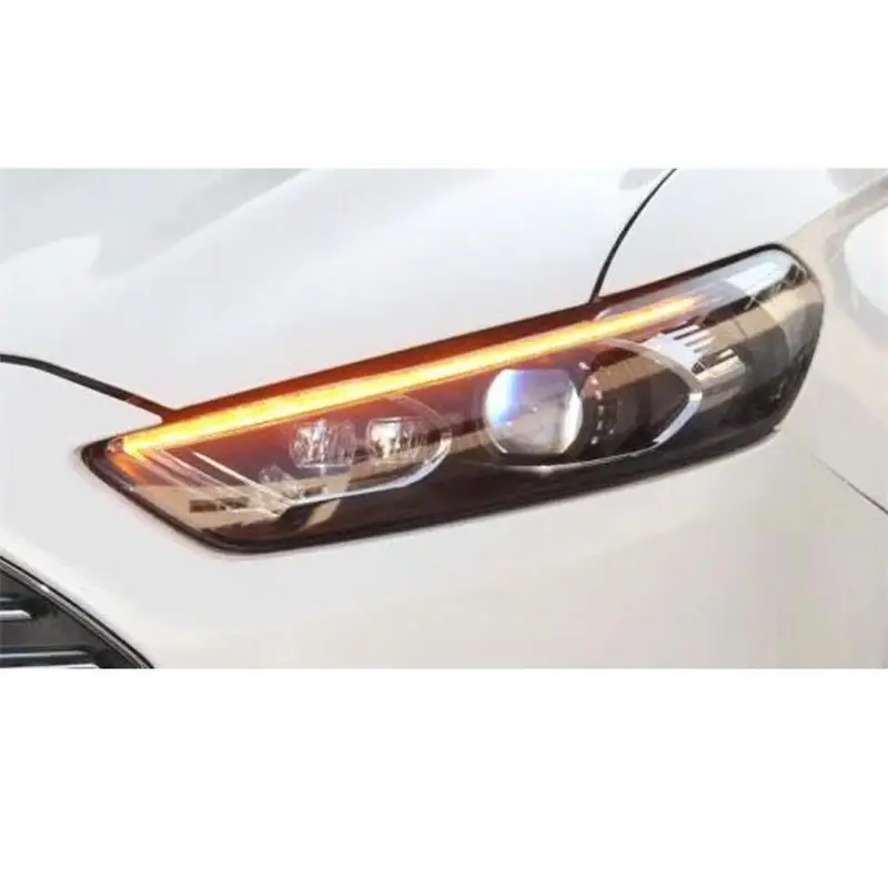 Drl Luces Para Auto Assessoires светодиодные боковые поворотники Automovil фары Задние Автомобильные фары в сборе 13 14 15 16 для Ford Mondeo