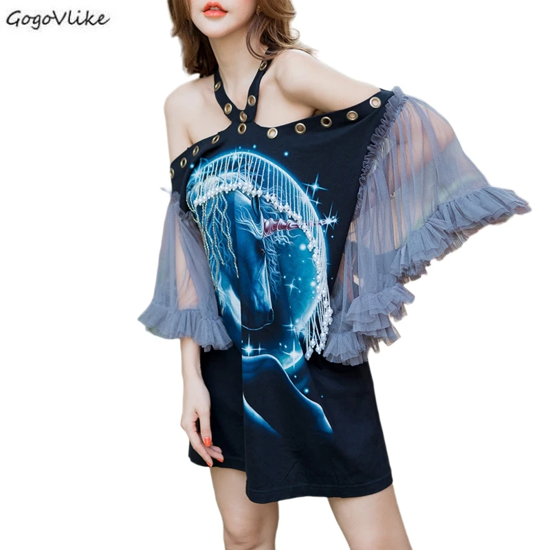 Уникальный пикантный женский топ с открытыми плечами летняя женская футболка