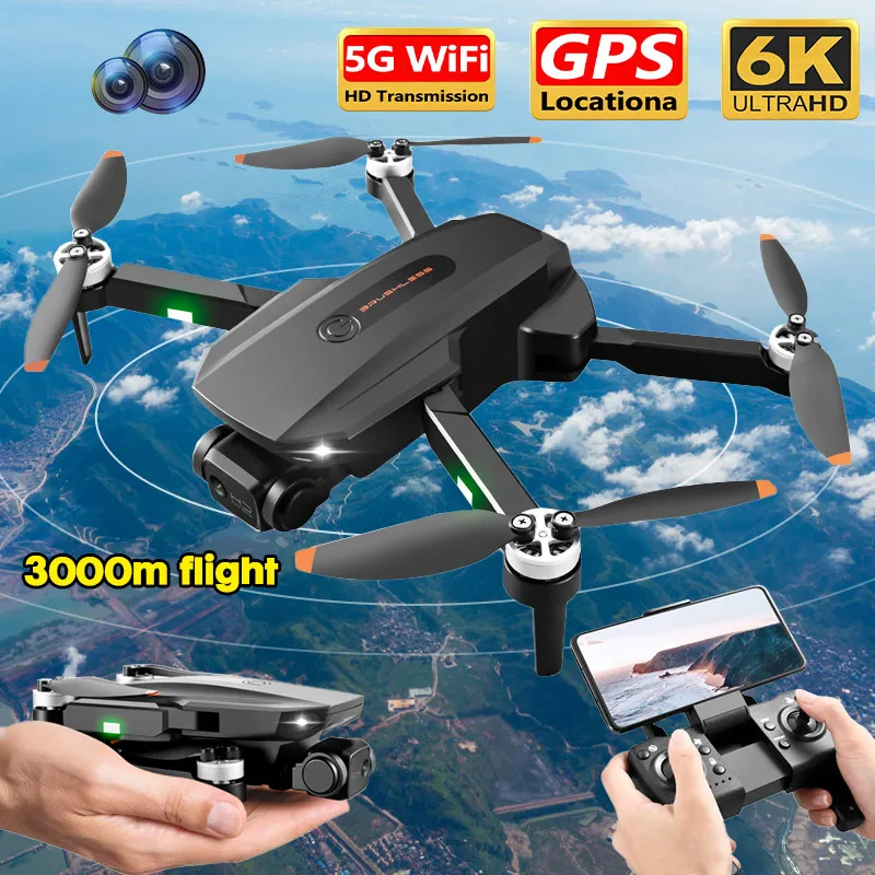 

Новый GPS-Дрон RG101 с HD-камерой 6K, стандартная профессиональная анти-ударная Аэрофотосъемка, бесщеточный Квадрокоптер 3,0 КМ