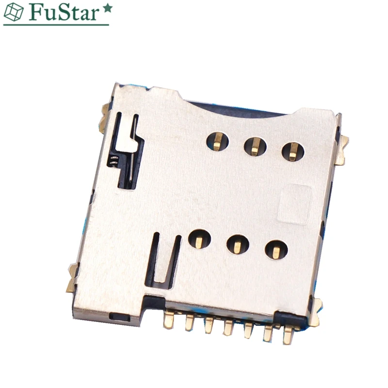 10 шт. 7P MICRO SIM карты Разъем 7Pin микро сим держатель для гнезда 1 35 H самостоятельно