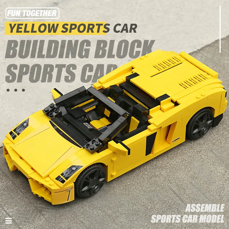 Yile 011 гоночный автомобиль серии Совместимый 8169 Gallardoed LP 560-4 модель спортивного