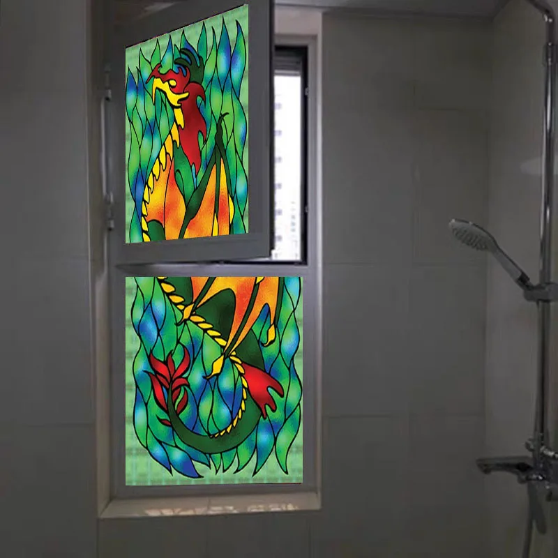 Изготовление размеров под заказ витражная плёнка на стекла окна непрозрачные