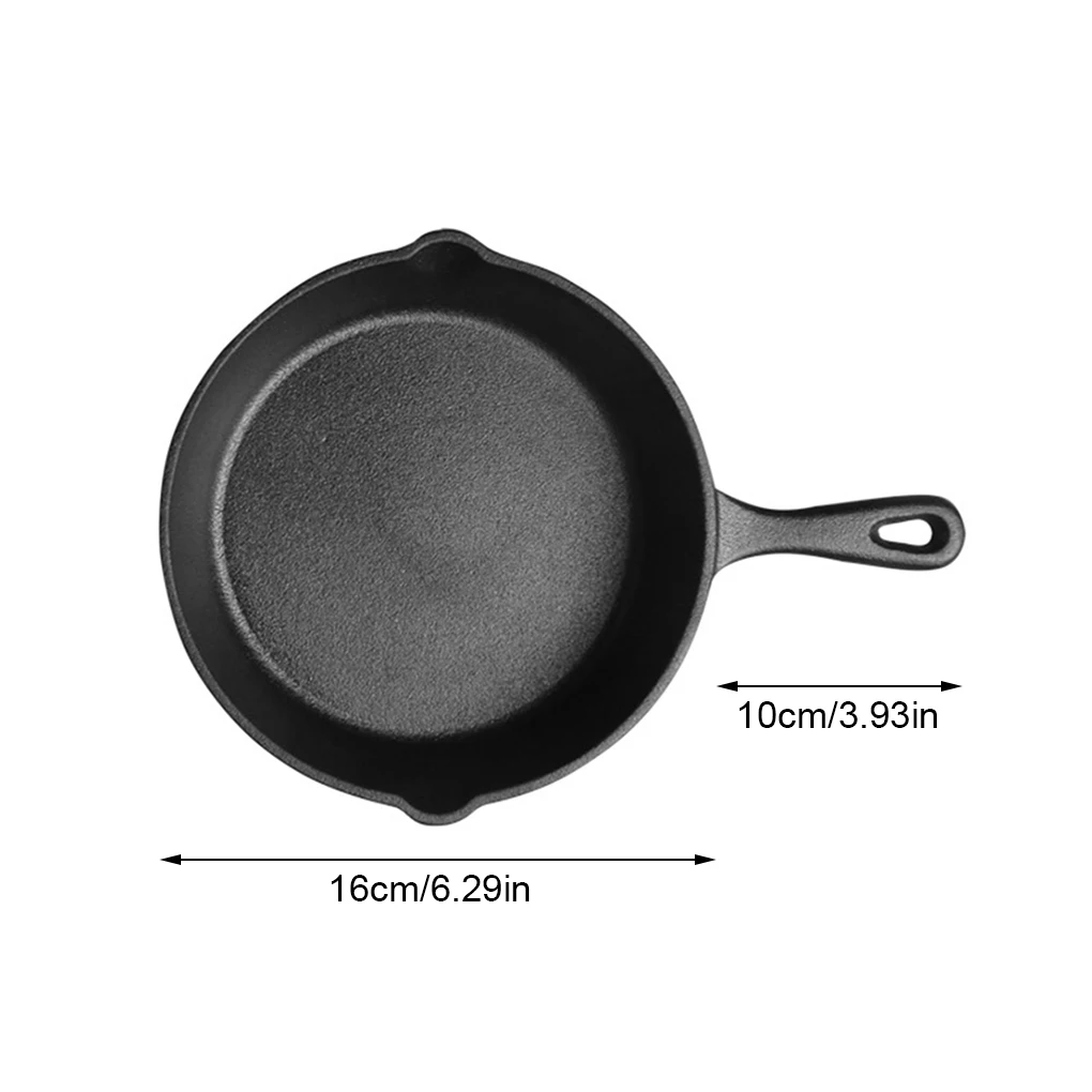 Frying Pan Non-stick Coating Iron Frying Pot Household Skillet Fryer for Kitchen Cooking  16cm images - 6