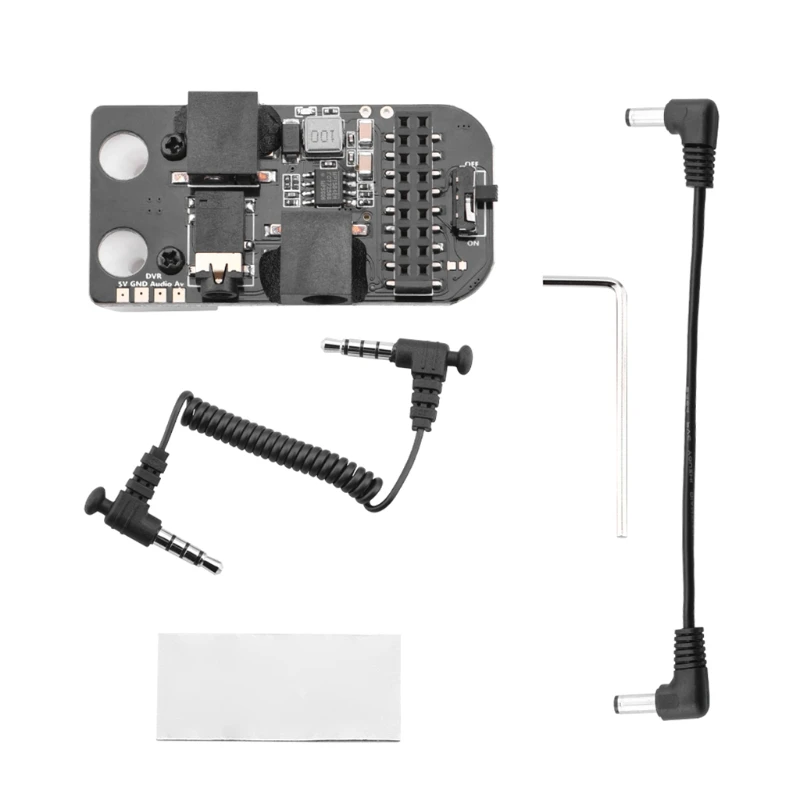 

Analog 5.8G RX PORT 2.0 Receiver Module Kit Simulation Adapter Board Compatible with FPV Goggles V2 Flight Glasses