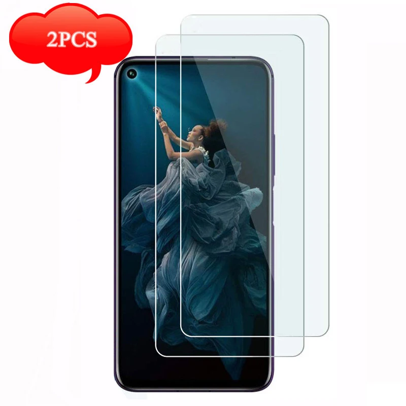 2 шт. защитное стекло на Honor 20 Экран Защитная Стекло для huawei Honor вид 20 v20 20i 20Lite светильник других пленочных листов с уровнем твердости 9H
