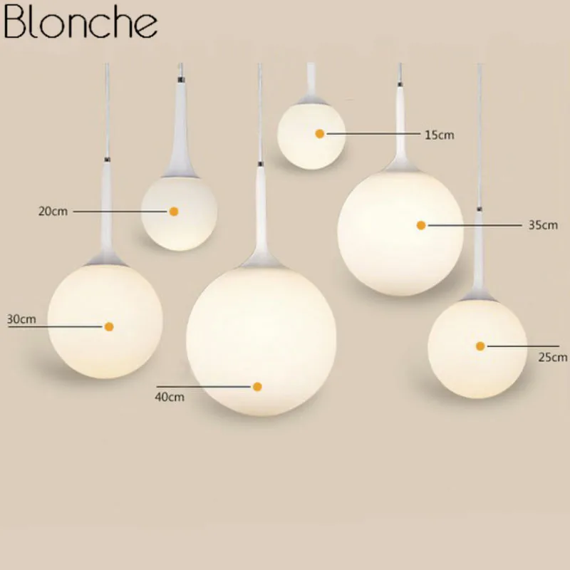 Современный подвесной светильник в стиле лофт со стеклянными шариками