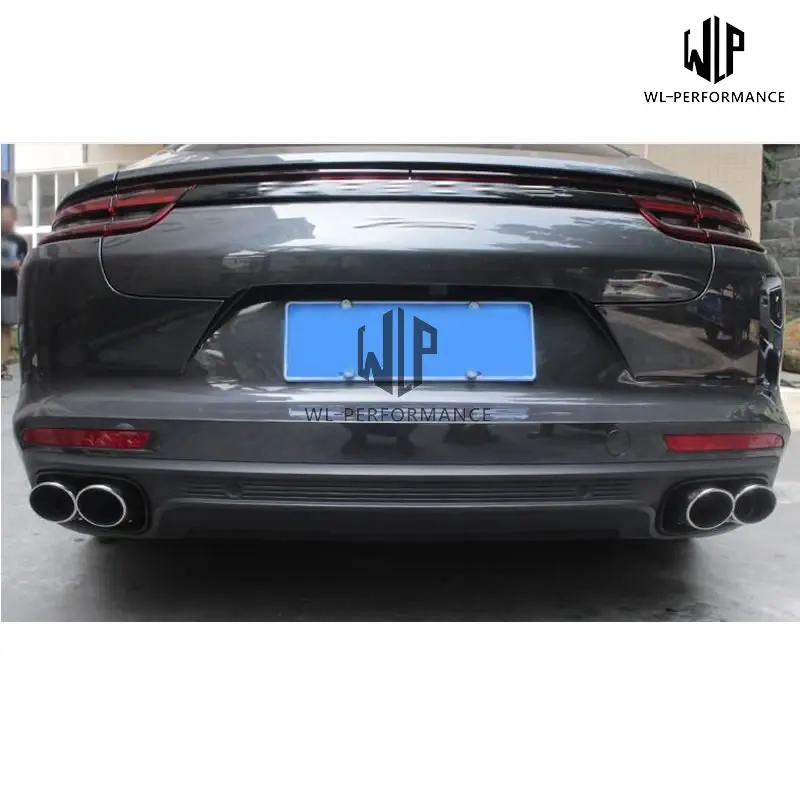 971 Stainless Steel Muffler Exhaust Pipes End Tips Exhaust tail throat For Porsche Panamera 970 4S Turbo GTS 17-18