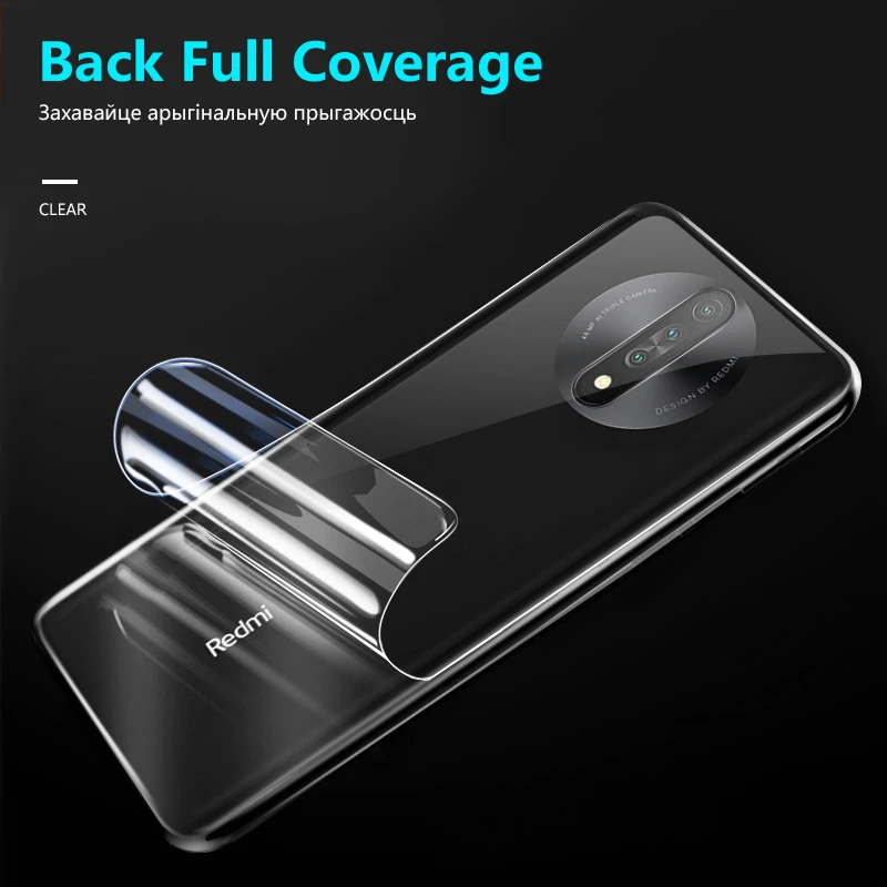 Изогнутая 3d пленка CHYI для Xiaomi Redmi K30i защитная с полным покрытием нано