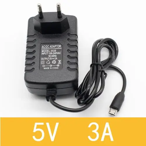5V3A 1Pcs 1 шт. 100-240 В AC в DC адаптер питания зарядное устройство адаптер 5 в 12 В 1A 2A 0.5A ЕС Штекер 5,5 мм x 2,5 мм/5v3aDC штекер Micro USB - Цвет: 5V3A 1Pcs