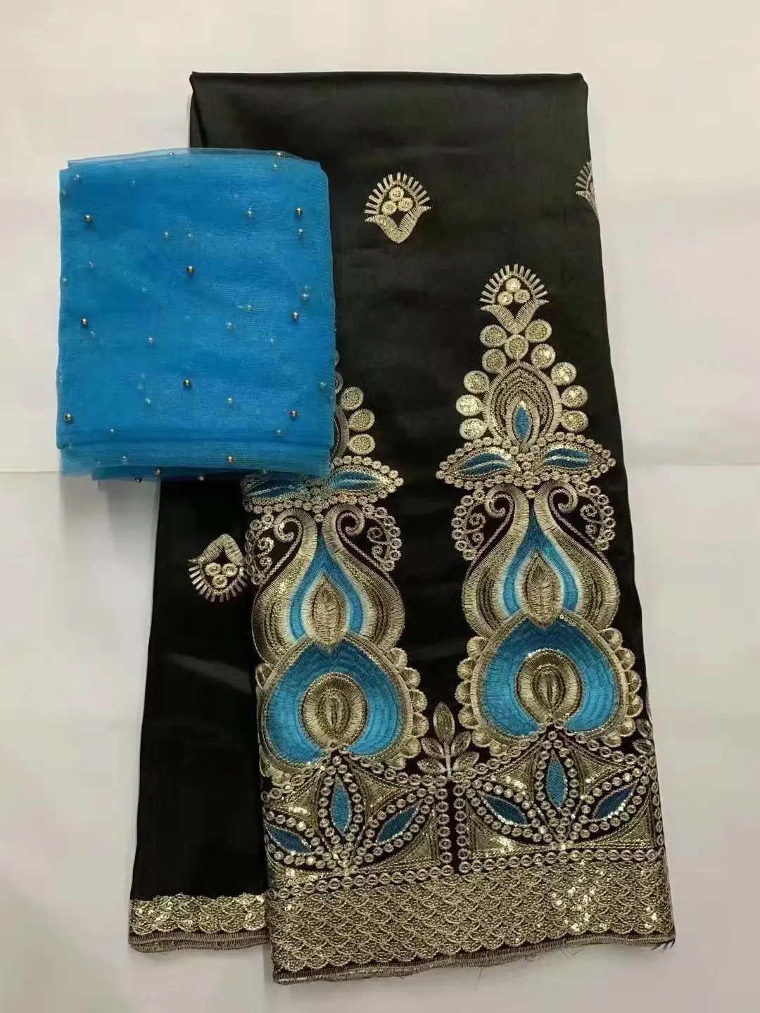 2022 ткань африканского Георга высокое качество фототкань оболочка новейший