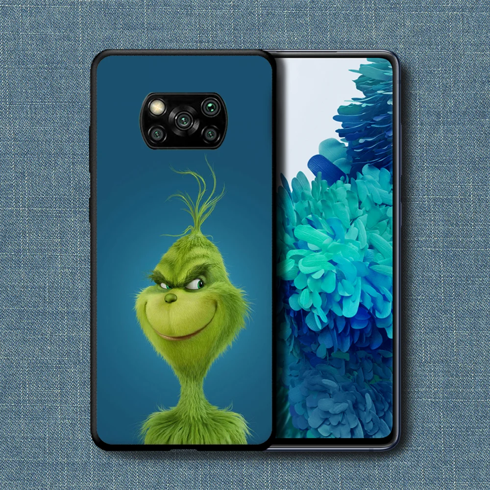 

Grinch How the Stole Christmas Phone Case For Xiaomi Mi Note 10 A3 9 MAX 3 A2 8 9 Lite Pro Ultra black Shell Luxury Bumper Tpu