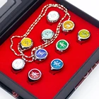 Кольца Akatsuki регулируемые полная комплектация обезболивающее деидара Шаринган аниме кольцо для косплея взрослые ниндзя реквизит аксессуары подарок для друзей и детей