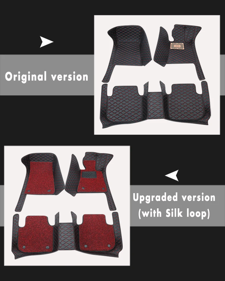 Автомобильные коврики RHD для Chevrolet Lova RV 2018 2017 2016 двухслойные автомобильные с