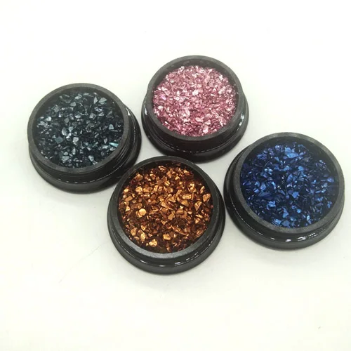 01 Caviar 25 gram 1 коробка дробленого стекла дизайн ногтей икра бусины нерегулярные гравия стразы для дизайна ногтей маникюр ремесла украшения аксессуары - Цвет: 01 Caviar 25 gram