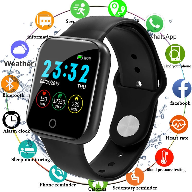 

Men Smart Watch Blood Pressure Waterproof Smartwatch Women Activity Tracker Clock Sport Bluetooth Watches For Android iphone
