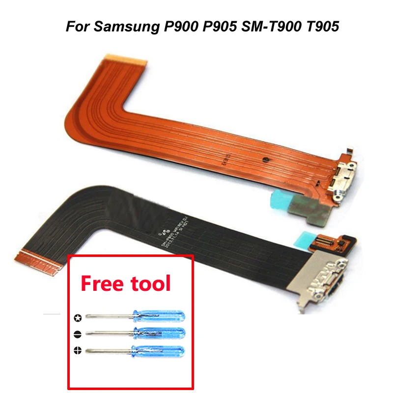 Зарядный порт док-станция USB разъем гибкий кабель для samsung P900 P905 SM-T900 T905 запасные части