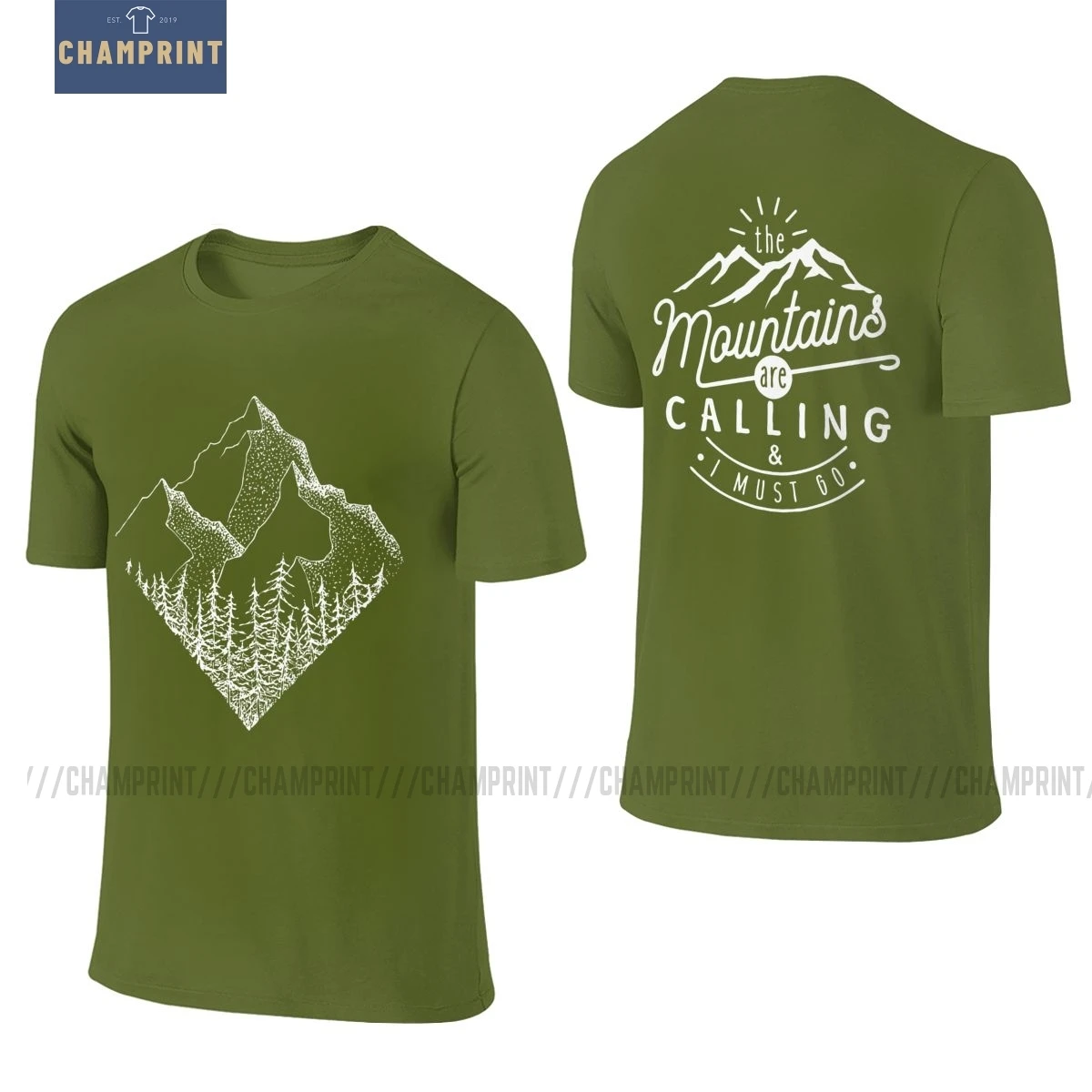 

The Diamond Range T Shirt Front Back Two Sides Tee Shirt Men Vintage Short Sleeve Round Neck T-Shirts Cotton Birthday Present