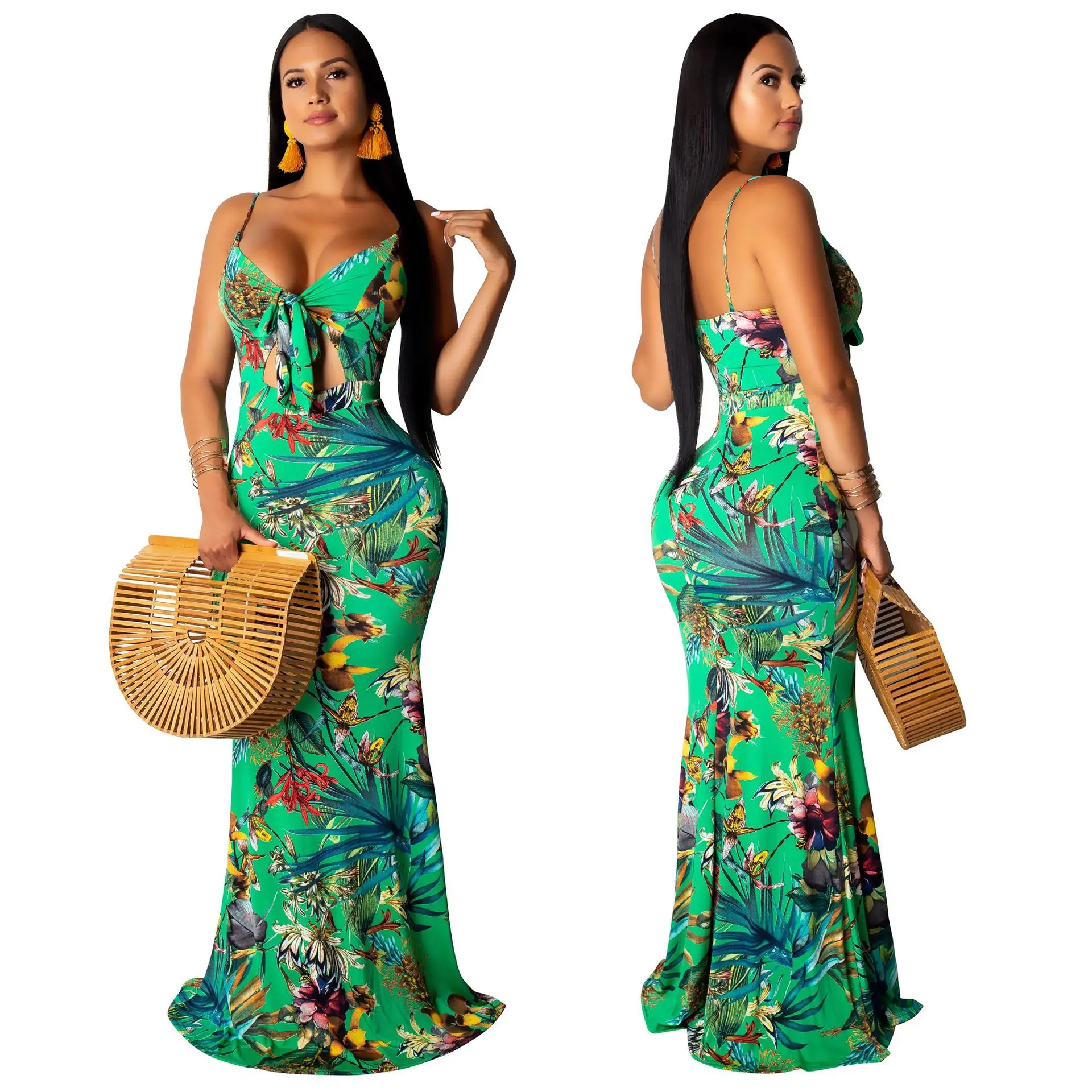 Женское платье футляр без рукавов с V образным вырезом|Женские платья| |