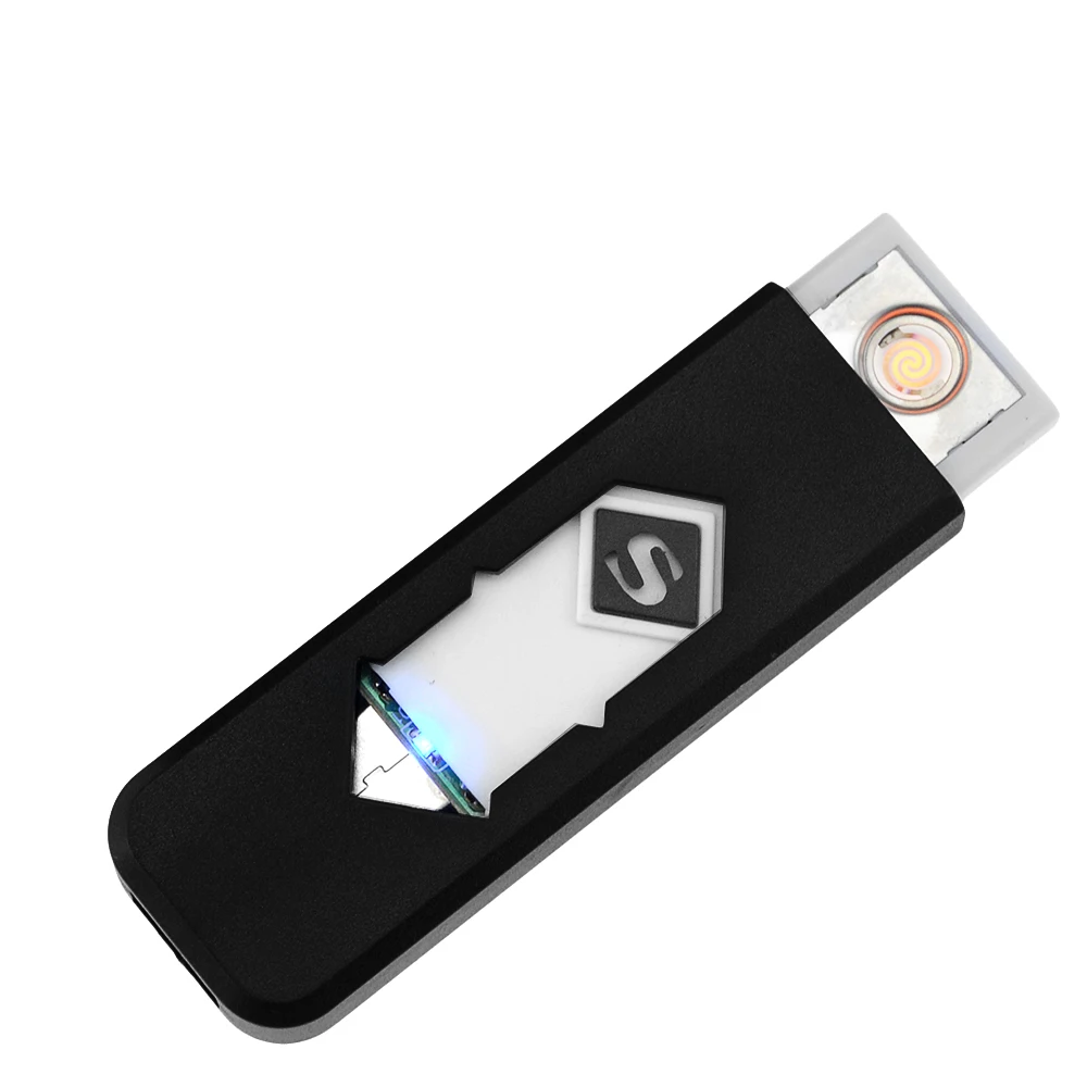 1 шт. ветрозащитная приятный подарок Бездымная USB зажигалка для электронных