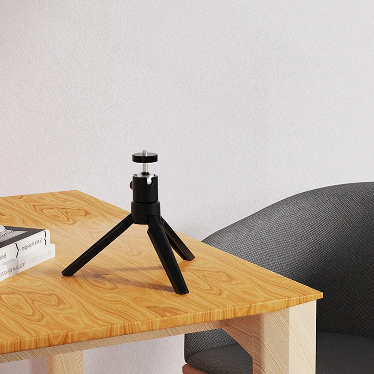 

Mobile camera SLR network red live projector tripod bracket desktop small bracket foldable