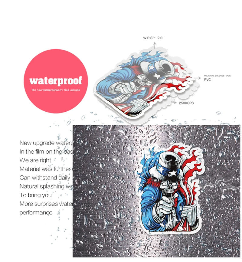 

50Pcs Cute The Umbrella Academy Style Luggage Stickers for Gifts to DIY Laptop Phone Fridge Guitar Water Bottle Decor Sticker