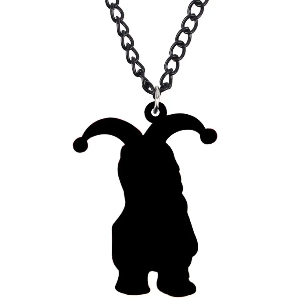 Акриловое ожерелье WEVENI для Хэллоуина йоркширский терьер собака Джокер чокер