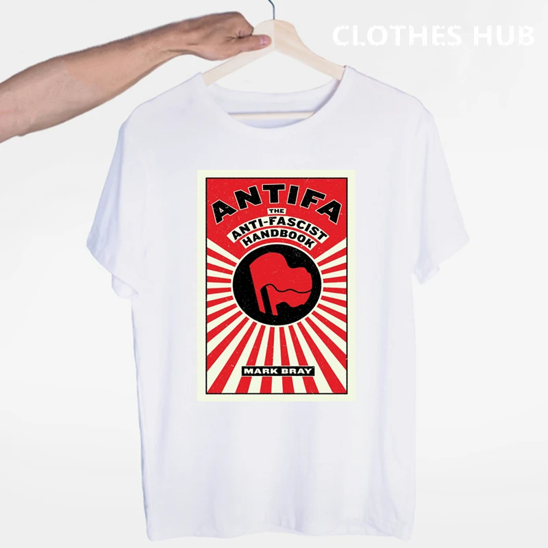 Футболка ANTIFA антифашист анархия анархист свободные футболки с коротким рукавом