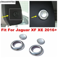 abs matte seat headrest button switch adjust cover trim ring decoration accessories interior kit for jaguar xf xe 2016 2019