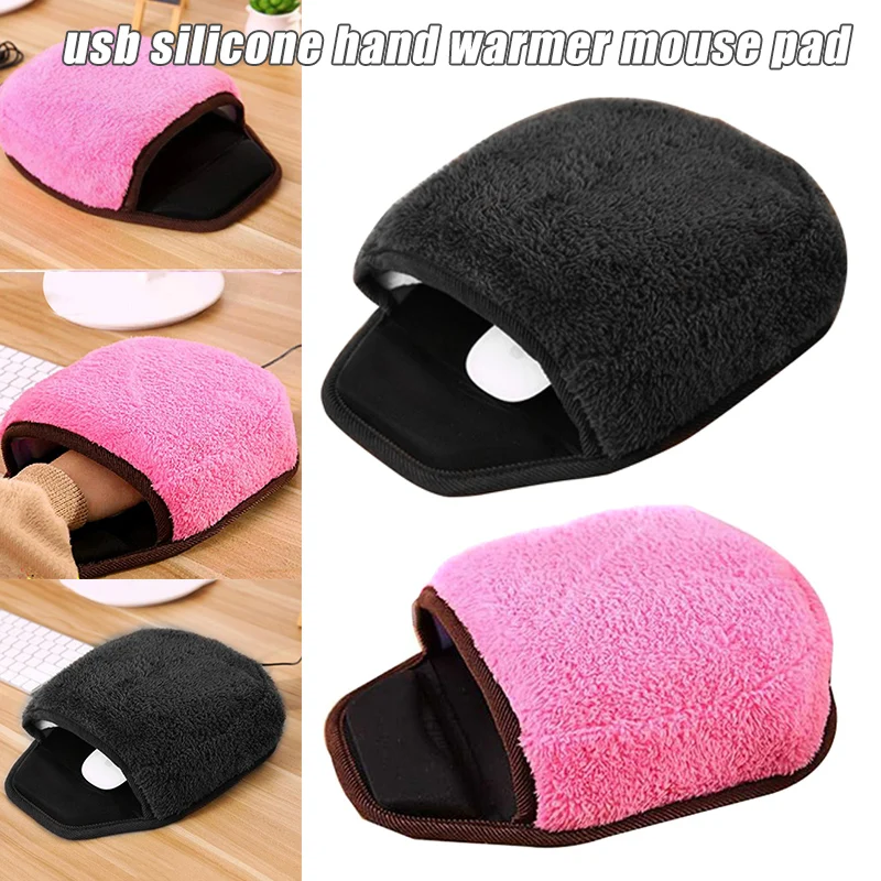 

New USB Hand Warmer Mouse Pad Comfortable Heated Mouse Pad with Wristguard Keep Your Hands Warm DOM668