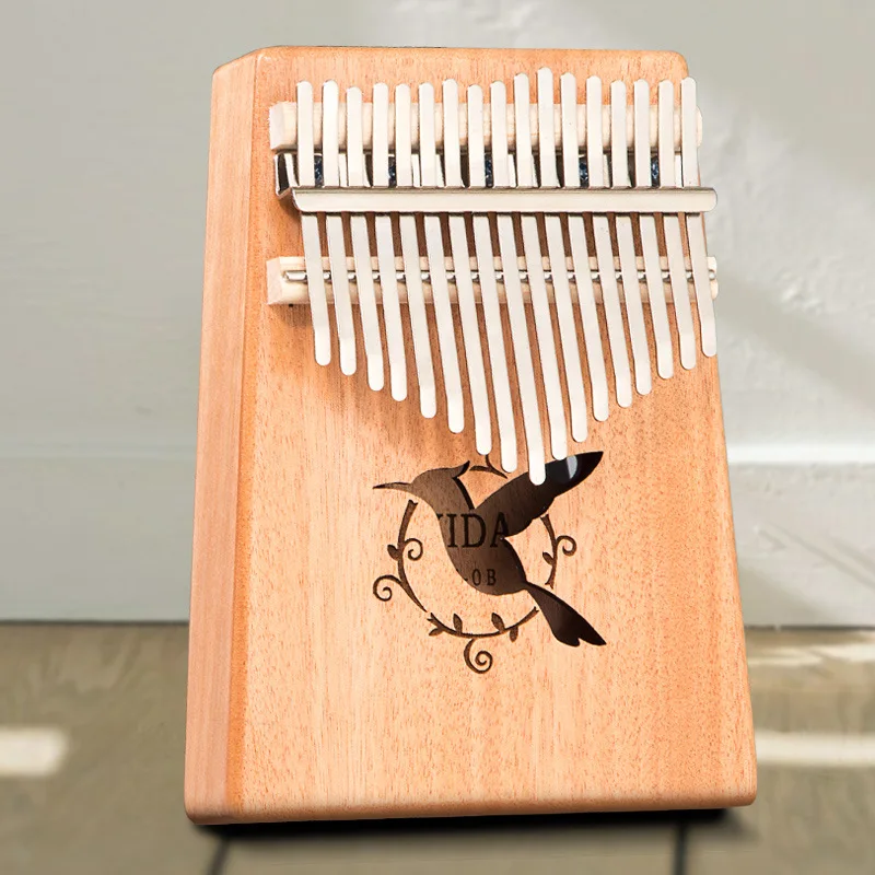 Kalimba 17 клавишное пианино Красивые Музыкальные инструменты из красного дерева для