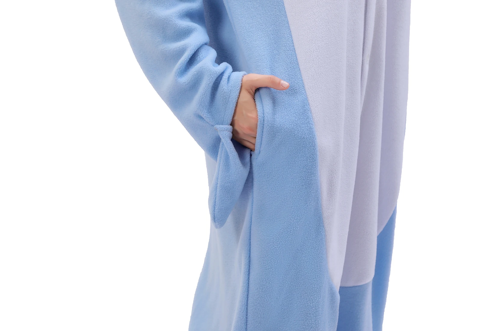 

New Animal Kgurumi Onesie Pajamas Blue Shark Cartoon Onesie Sleepwear Adult Cosplay Costumes for Adult and Teenagers