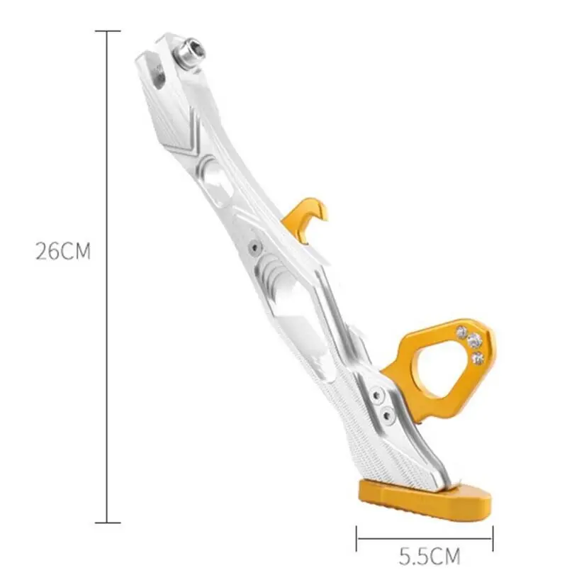 

New Aluminum Alloy 5-color Motorcycle Parts Motorcycle Adjustable Tripod Pedal Pedal Stands