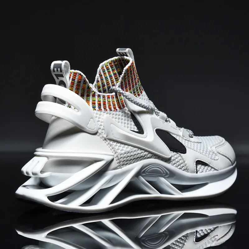 

2022 New Blade Sneakers Men Shoes Breathable Casual Walking Gym Shoes Lightweight Trainers Damping Running Tennis Shoe for Male