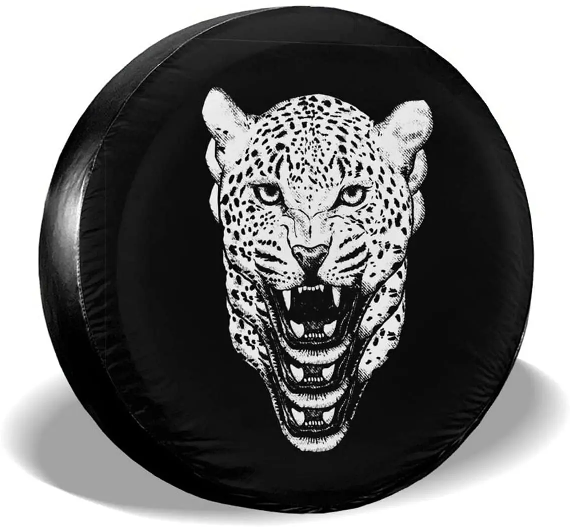 

PrelerDIY Spare Tire Cover for Jeep/RV/Trailer/Camper/SUV - Waterproof Dust-Proof Sun Protection Tire Covers 15"