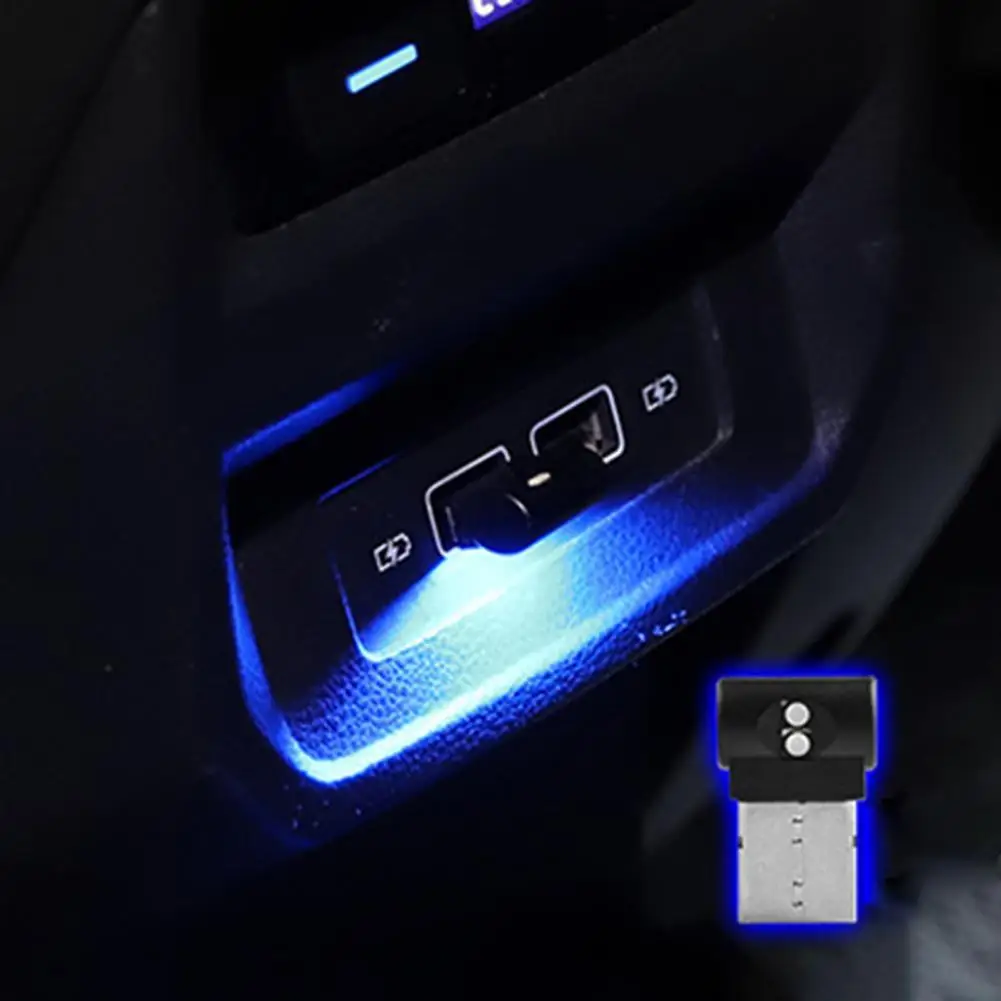 

1 шт., неоновая светодиодная подсветильник ка для салона автомобиля, 7 цветов