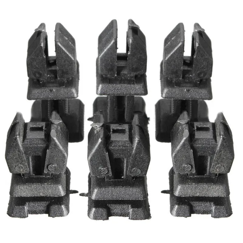 Нейлоновые зажимы для панели черного цвета 10 шт. пряжка с нажимом W124 R129 W140 W202