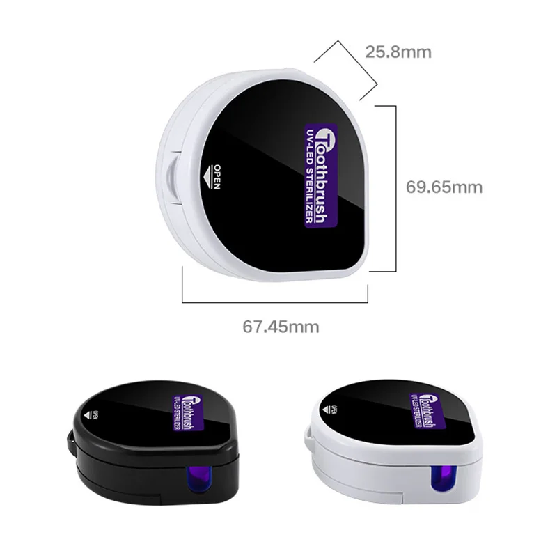 УФ стерилизатор портативный зубная щетка головки чехол для дома и бизнеса