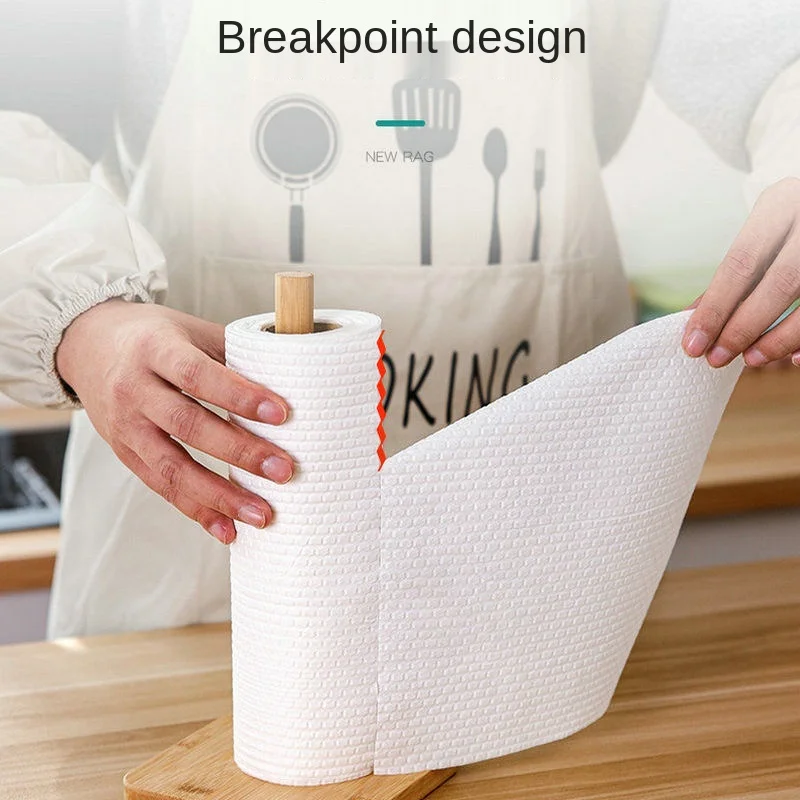 

Household lazy dishcloth kitchen wet and dry washable oil absorbent paper towel disposable non-woven dishwashing cloth