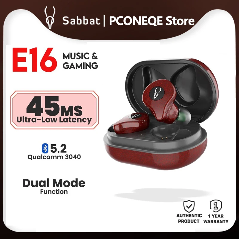 

TWS-наушники Sabbat E16 с поддержкой Bluetooth 5,2 и Hi-Fi-звуком