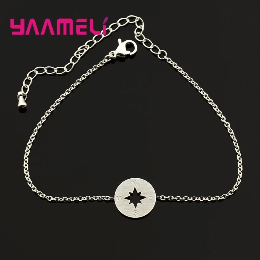 Женский/Мужской винтажный браслет на цепочке 925 пробы в готическом стиле