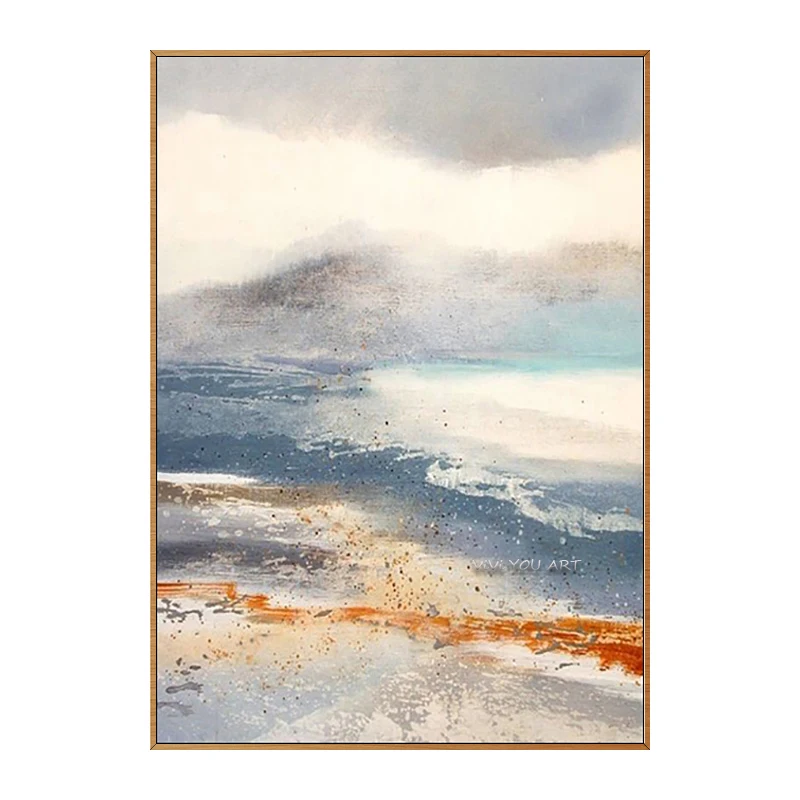 

Abstract Golden Sun Canvas Painting Flowing Big Paint Posters Fashion Tableaux Living Room Nordic Wall Art Decor Tableaux