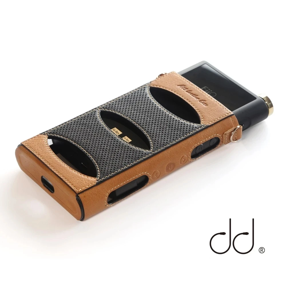 DD ddHiFi C-M15 Leather Protective Case for FiiO M15 Music Player with free Knob Cover and Lanyard
