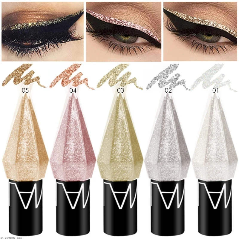 

New Liquid Eyeshadow Pearlescent Liquid Eyeliner Lying Silkworm High-Gloss Eye Cosmetic Easy To Wear Waterproof Natural Makeup