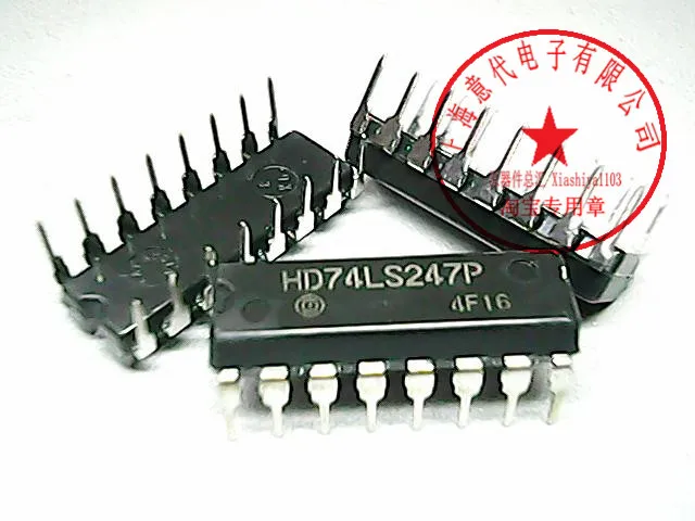 

5 шт. HD74LS247P / SN74LS247N