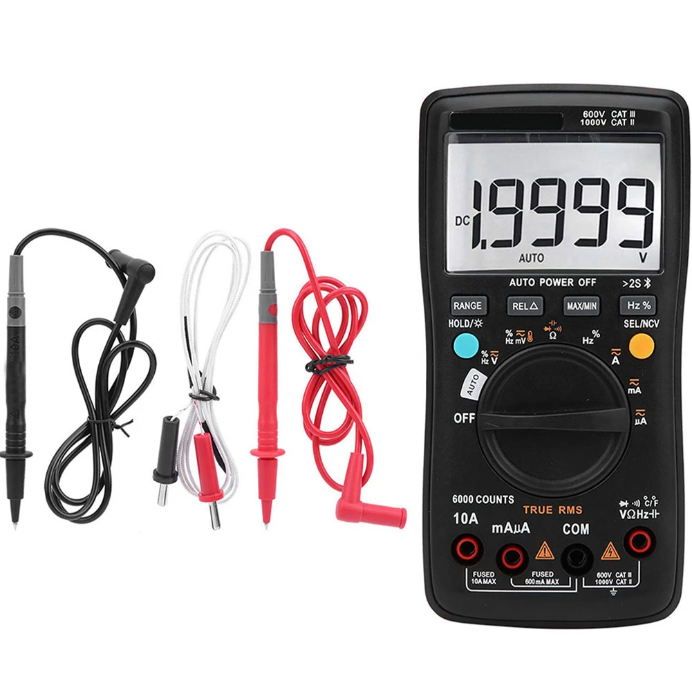

ZT-300AB Handheld Digital Multimeter LCD Backlight Portable AC/DC Ammeter Voltmeter Ohm Voltage Tester Meter Multimetro