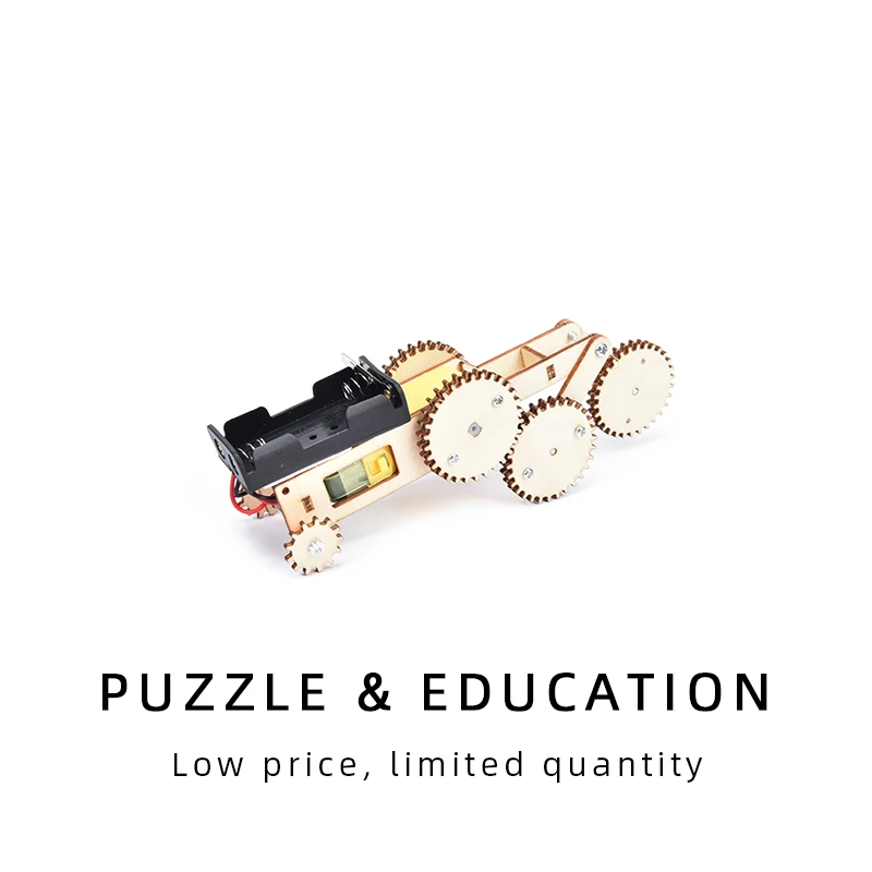 SZ паровые игрушки электрические шестерни автомобиль Дети DIY научный проект